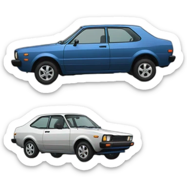 Toyota corolla 120 sticker