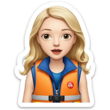 amanda seyfried singing on a boat sticker