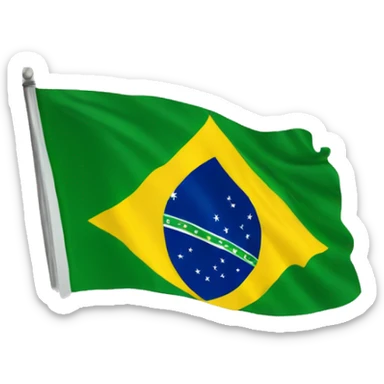 Brazilian Empire flag sticker