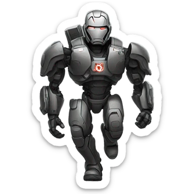 War machine hanging out  sticker