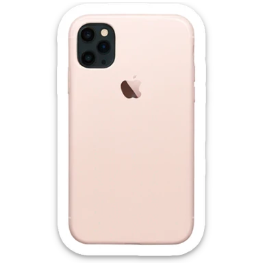 Aesthetic light pink iPhone  sticker