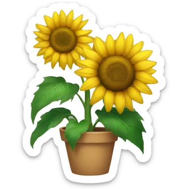 sunflower sticker