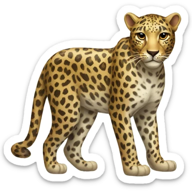 Leopard  sticker