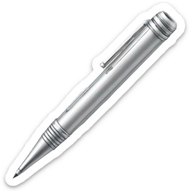 silver mechanical pencil  sticker