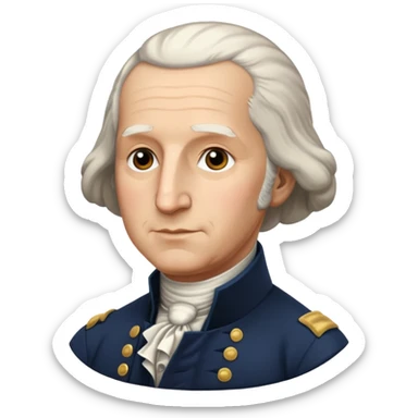 George washington sticker