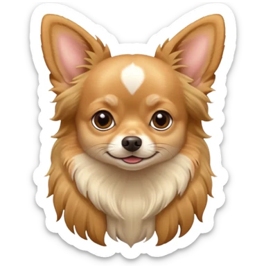 Longhair Chihuahua sticker