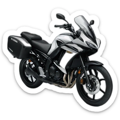 Yamaha piano on a Yamaha bike sticker