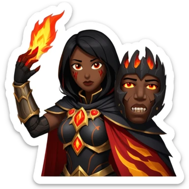Volcanic Warlock sticker