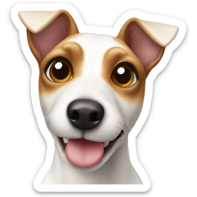 Toy fox terrier sticker