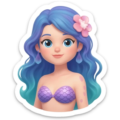 Mermaid sticker