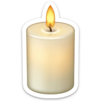 Vela aromática sticker