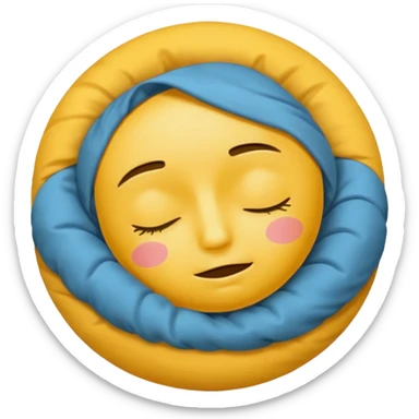 sleep emoji sticker