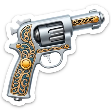 tattoo gun sticker