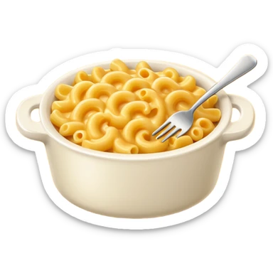 mac and cheese no fork sticker