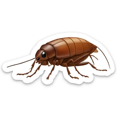 COCKROACH SAYING GOODBYE sticker