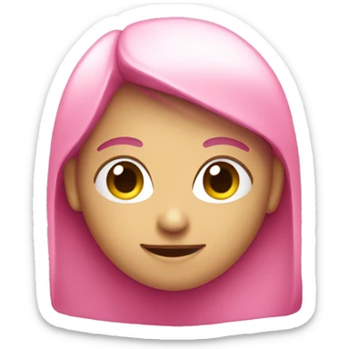 Pink message icon sticker