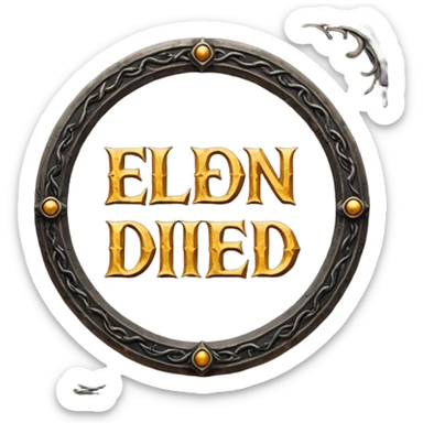 Elden Ring You Died Screen sticker