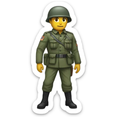 militar táctico sticker