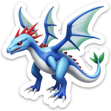 Reshiram-Flygon-Helioptile-Latios-Kyogre-fusion sticker