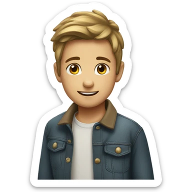 boy and girl in focus make the boy lighter completed  sticker