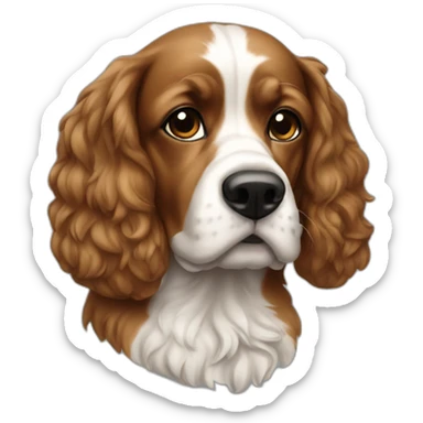 Un cocker anglais sticker