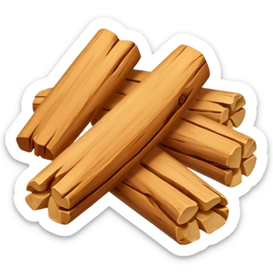3 sandalwood chips sticker