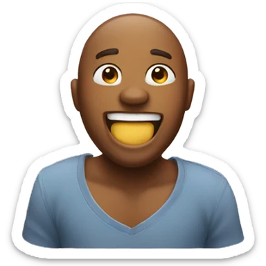 Holding my belly laughing  sticker