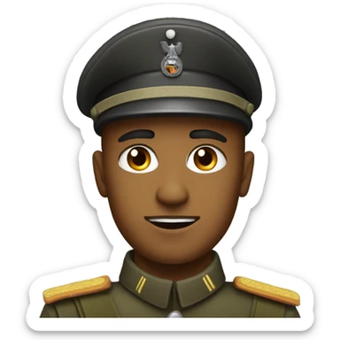 germany soldier leader sticker