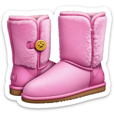 Pink uggs sticker