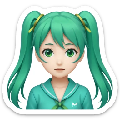 uma vocaloide hatsuni miku sticker