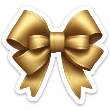 Vintage bow sticker