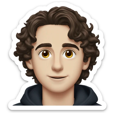 Timothée Chalamet sticker