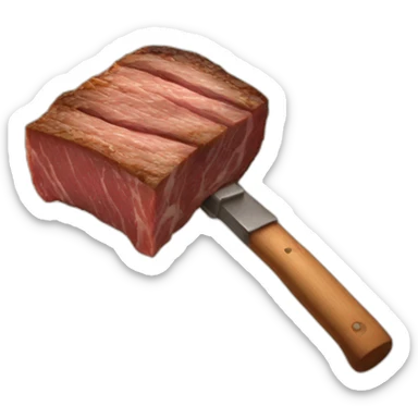 Brisket hammer sticker
