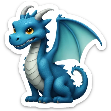 dragon in love sticker
