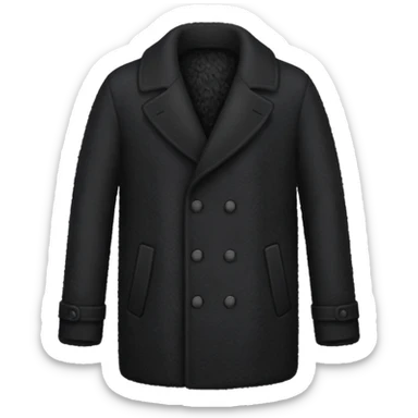 coat black sticker