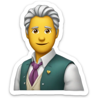 corazon de un negocio sticker