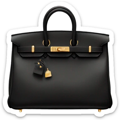 black hermes birkin bag sticker