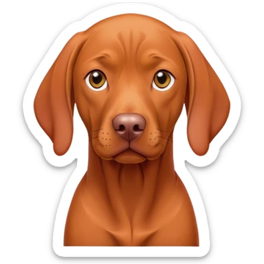 A Hungarian vizsla dog sticker