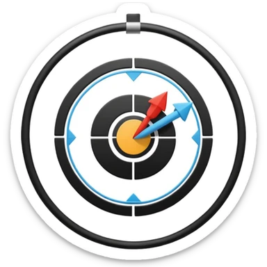 Minimalistic flat vector icon, iOS style, thin black contour on white background. Circular arrows forming a loop with a small task board inside. Clean, no text, no shadows sticker