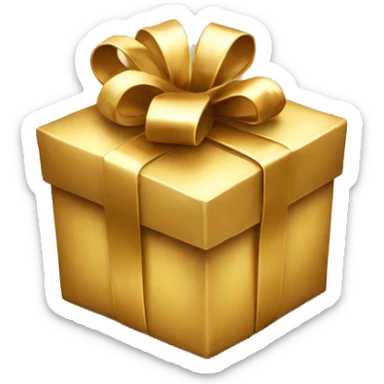 gift gold sticker