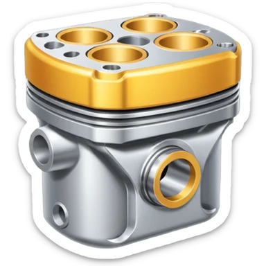 Car Engine Piston sticker