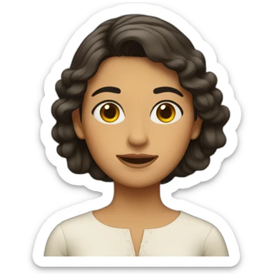 spanish woman sticker