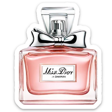 Miss dior perfume sticker