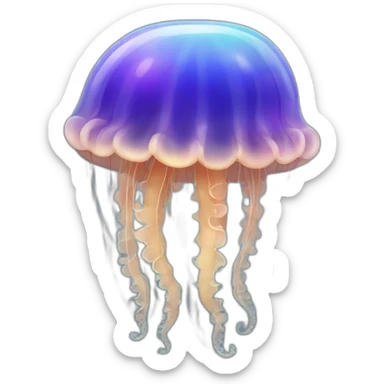 Jellyfish sticker