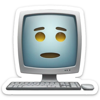 Computer with the video meeting on it sticker