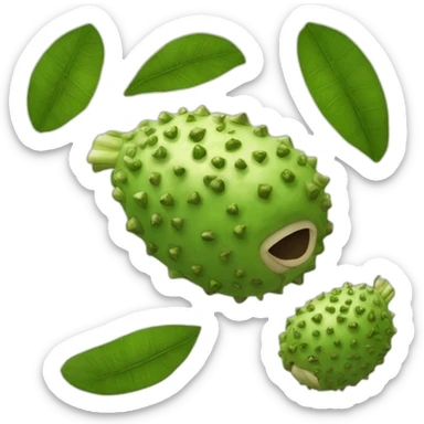 sour sop with sneaky face sticker