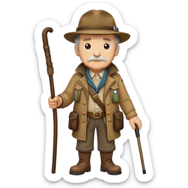 Charles Muntz villain explorer from Up sticker