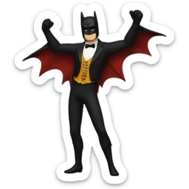Batman dancing flamenco sticker