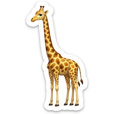 A giraffe emoji sticker