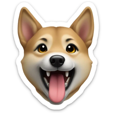 A Swedish Vallhund bites an ankle sticker